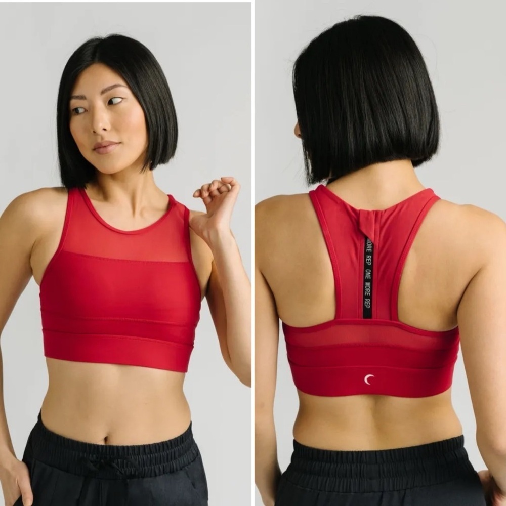 Zyia Active Red All Star Bra Size Small